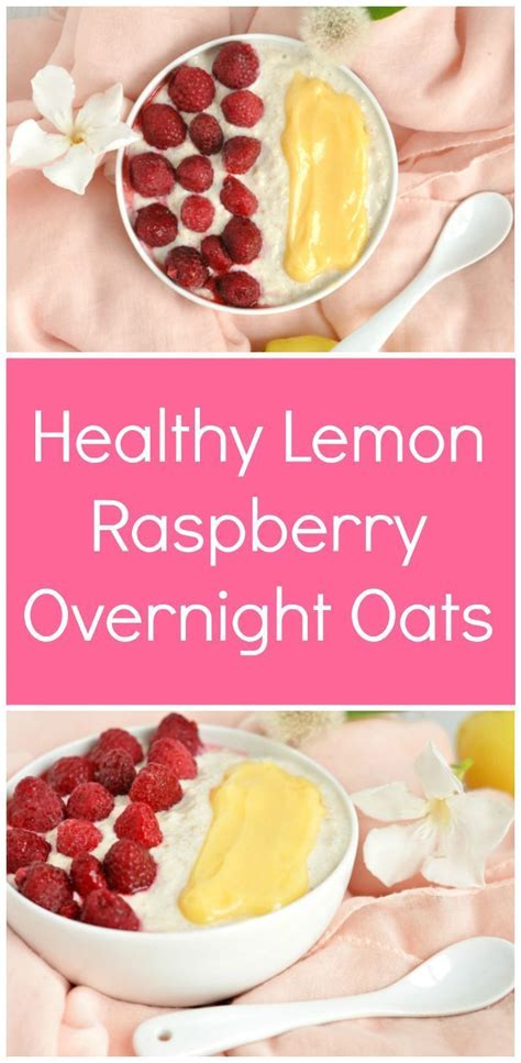 You won't go wrong with whichever milk you choose. Healthy Lemon Overnight Oats Recipe | This healthy overnight oats recipe is low calorie b ...