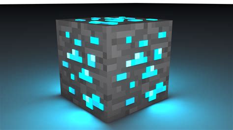 Diamond Ore Render By Me Minecraft