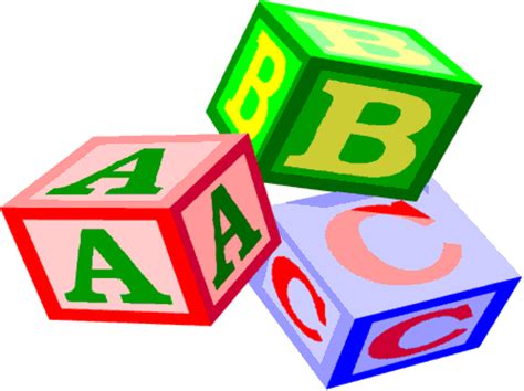 Abc Blocks Alphabet Building Blocks Clipart Clip Art