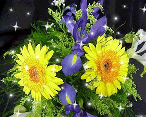 You can save this simple but colorful animated pic to send it when necessary. Happy Birthday -- Flowers :: Happy Birthday ...