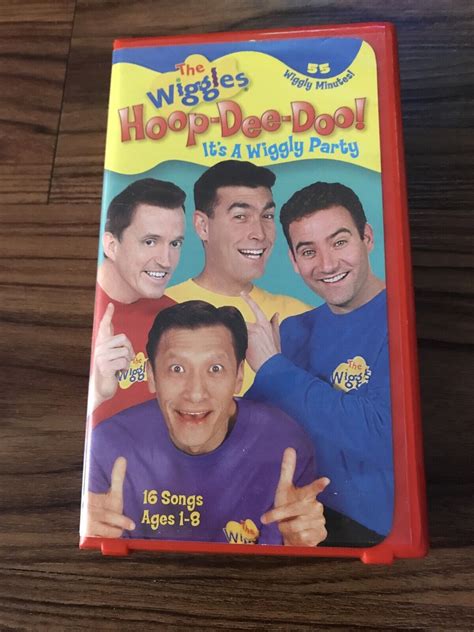 The Wiggles Hoop Dee Doo Its A Wiggly Party Vhs Video Tape Hit 16