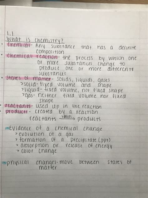 High School Chemistry Notes High School Chemistry What Is Chemistry