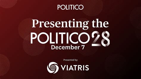 Presenting The Politico 28 Class Of 2021 Politico Events Youtube