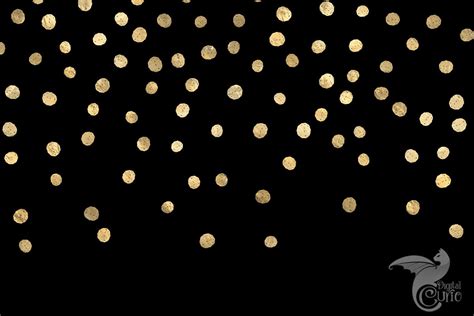 Black And Gold Confetti Backgrounds Pre Designed Photoshop Graphics