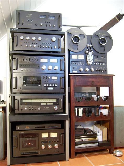 Vintage Technics With Elcassette Deck From The Prime Of Technics