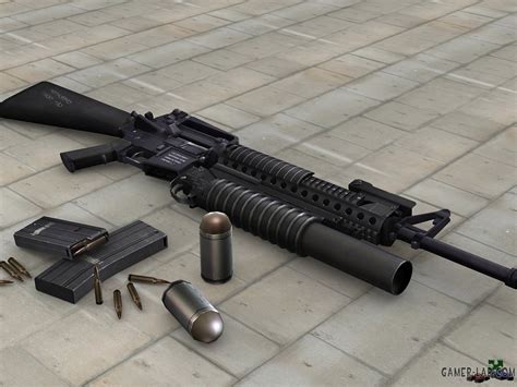Twinkes M16a4 W M203 Famas Counter Strike Source Модели оружия