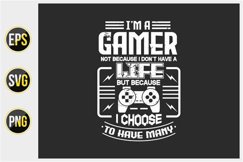 Gaming T Shirt Design Vector Graphic By Uniquesvg99 · Creative Fabrica