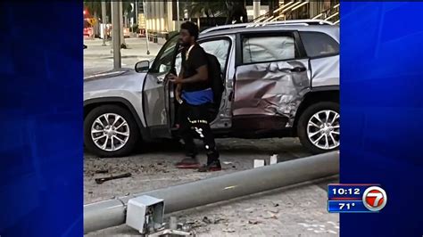Driver Flees After Crashing Into Cyclist In Brickell Wsvn 7news Miami News Weather Sports