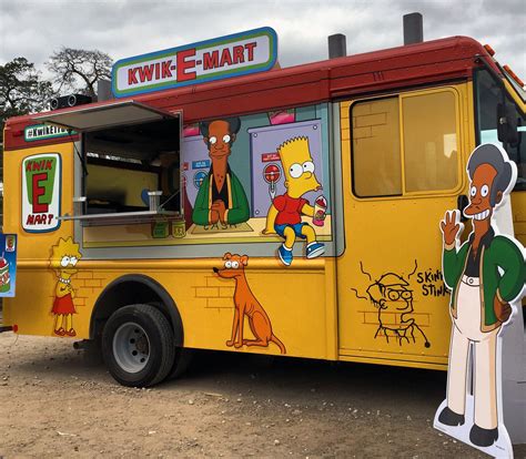 OMG, There's a Kwik-E-Mart in Real Life | Food truck, Food truck design