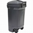 United Solutions 34 gal. Plastic Garbage Can Animal Proof/Animal ...