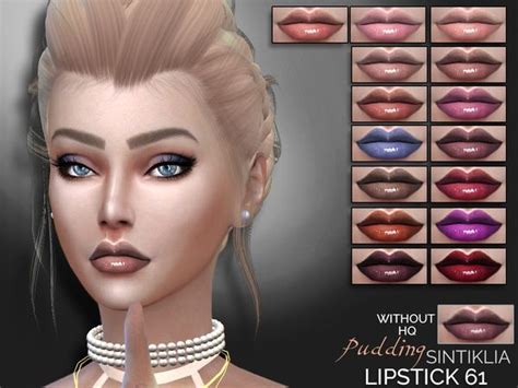 Sintikliasims Sintiklia Lipstick 61 Sims 4 Sims Lip Gloss Colors