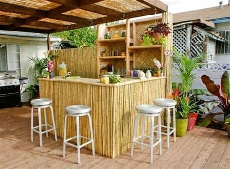 So, dass es abgebaut (4) werden kann <ein gift, abfall; Garten-Bar selber bauen - fresHouse