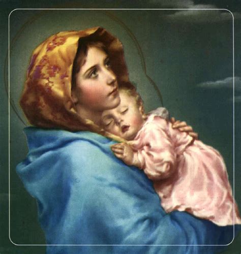 La Virgen María Y El Niño Jesús Imagui
