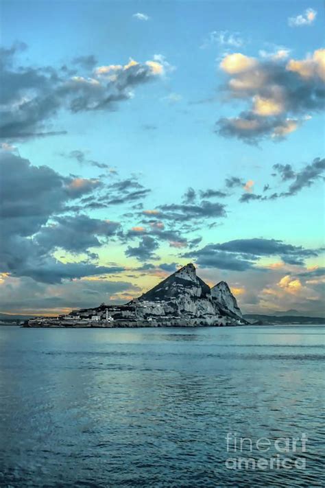 Gibraltar Photograph Sunset At Gibraltar By Elisabeth Lucas Hdr