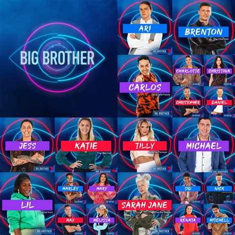Here S The Official Cast Of The Next Big Brother Australia Season R