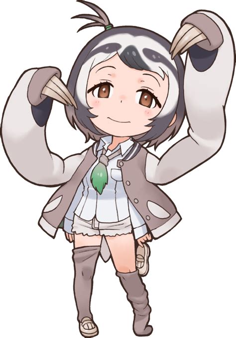 Pale Throated Sloth Japari Library The Kemono Friends Wiki