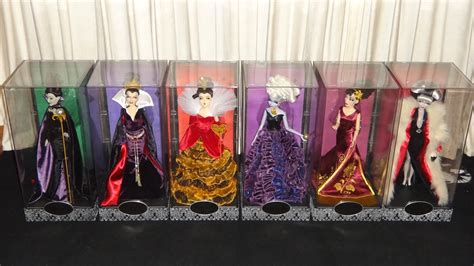 Disney Villains Collection Doll Set First Look Villains In Display