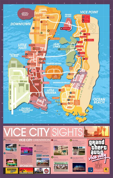Grand Theft Auto Vice City Vice City High Res Map San Andreas Movie