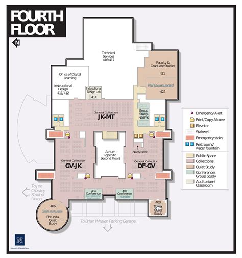 Knowledge Center floor maps | University Libraries | University of