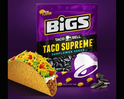 Bigs Taco Bell Taco Supreme Sunflower Seeds Convenience Store News