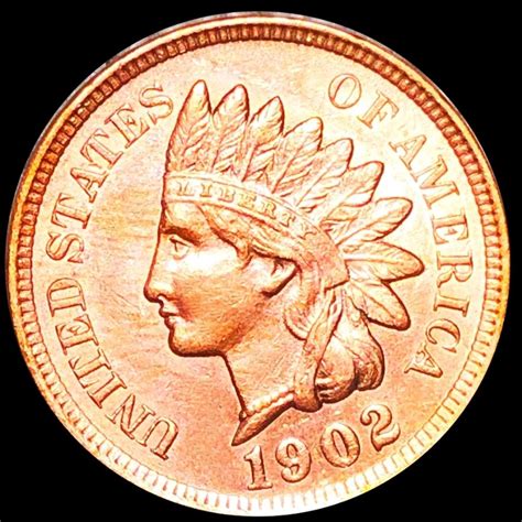 Sold Price 1902 Indian Head Penny Uncirculated June 6 0120 1200 Pm Cdt