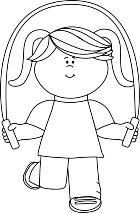 Black And White Girl Playing Clipart 20 Free Cliparts