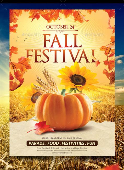 Free 21 Fall Flyer Templates In Ms Word Ai Psd Eps Indesign