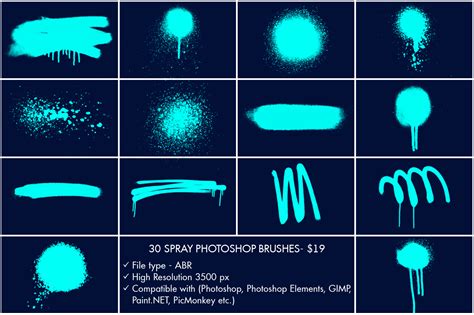 Free Spray Paint Brushes Photoshop 1