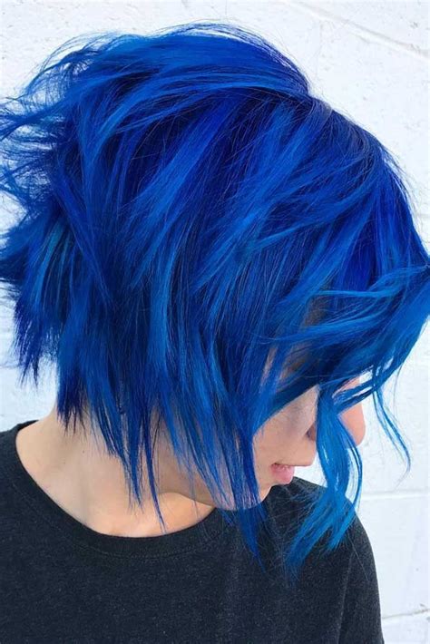 over 100 short hair styles ideas to choose from short blue hair hair styles hair color blue