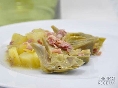 Escoge una acelga con las hojas brillantes. Alcachofas con patatas y jamón | Receta | Verduras ...