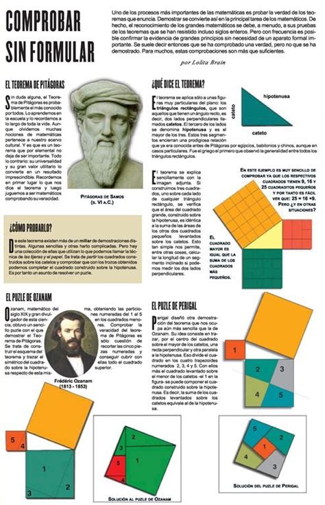 Teorema De Pitagoras Recursos Antonio Pinterest Math Math Poster