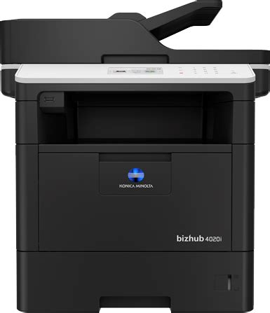 The konica minolta bizhub 215 starts with common printing, copying, and scanning. bizhub 4020i Imprimantes tout-en-un. Konica Minolta Canada