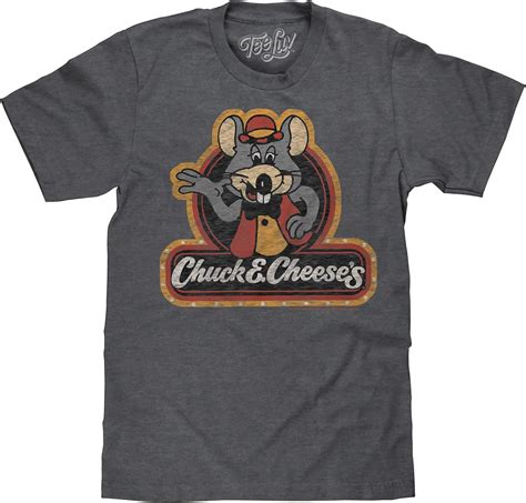 Tee Luv Chuck E Cheeses T Shirt 70s Graphic Mouse Logo