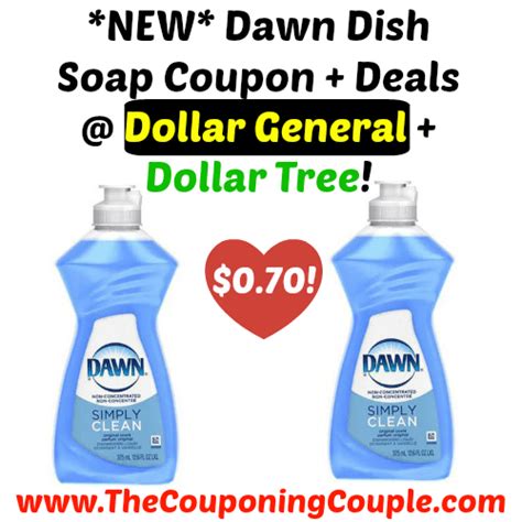 New Dawn Dish Soap Coupon Deals Dollar General Dollar Tree