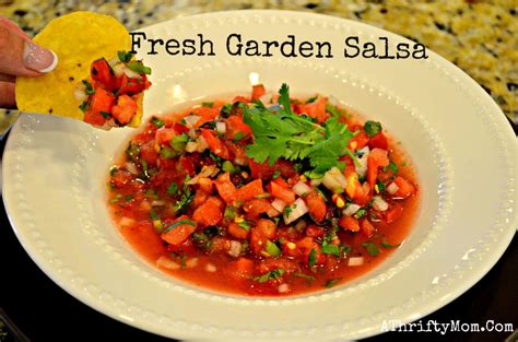 Recipe For Fresh Garden Salsa ~ So Simple But Tastes Amazing A Thrifty Mom Recipes Crafts
