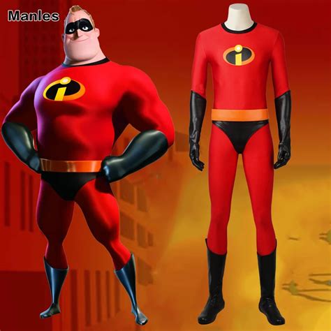 Mr Incredible Cosplay Bob Parr Costume The Incredibles 2 Outfit
