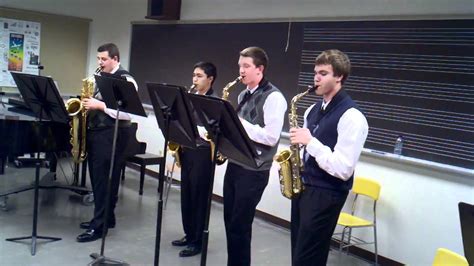 Mississippi Rag Dhs Saxophone Quartet State Soloensemble Youtube