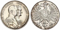 Moneda 3 Mark Ducado de Sajonia-Weimar-Eisenach (1809 - 1918) Plata ...