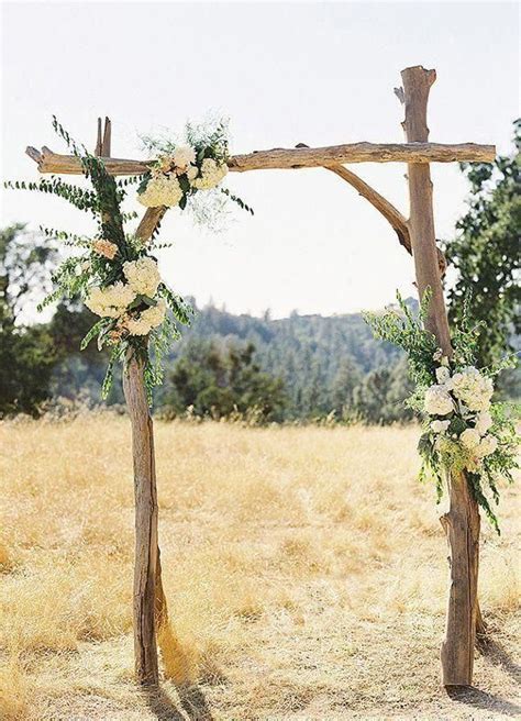 Simple Driftwood Wedding Arch Driftwood Wedding Arbor Wedding