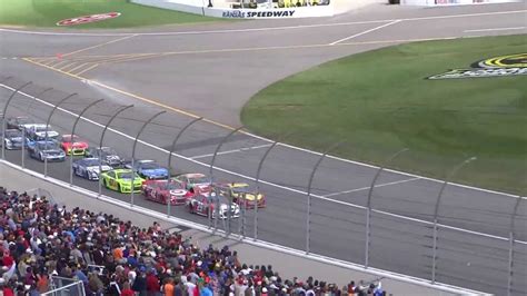 — it's nascar race day at kansas speedway, and we've got some essential information you need to get ready for the tv/radio schedule: 2013 KANSAS SPEEDWAY NASCAR RACE RESTART - KEVIN HARVICK ...