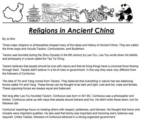 Religions In Ancient China Ancient China Religion Activities Religion