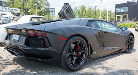 Matte Grey Lamborghini Aventador At Supercar Sunday In Toronto