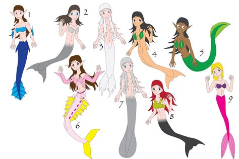 Existing Mermaid Species By Daizua On Deviantart