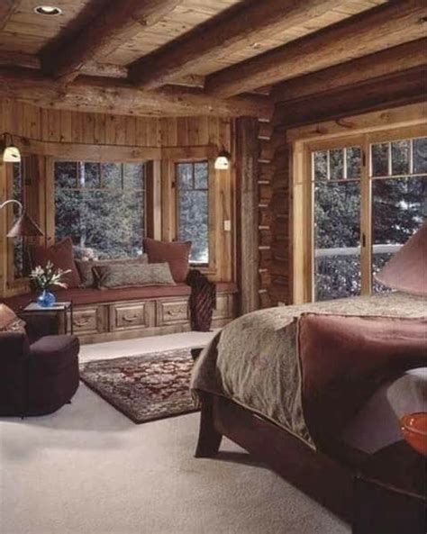 Log Cabin Bedroom Ideas Log Home Bedroom Log Home Decorating Rustic