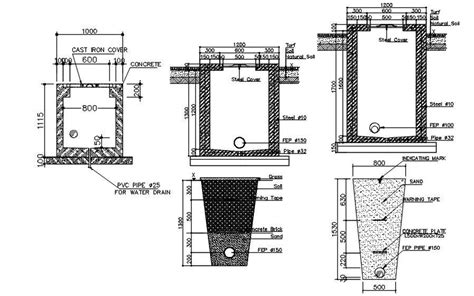 Electrical Manhole Design In Autocad D Drawing Dwg File Cad File Cadbull