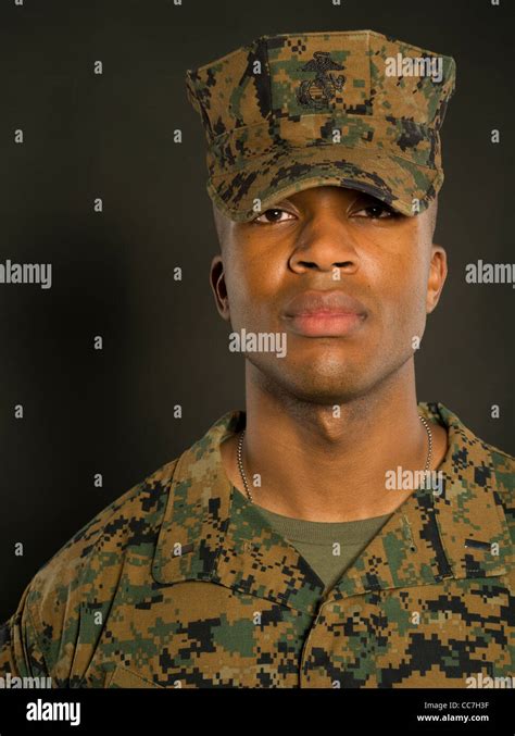 United States Marine Corps Officer In Marine Corps Combat Utility