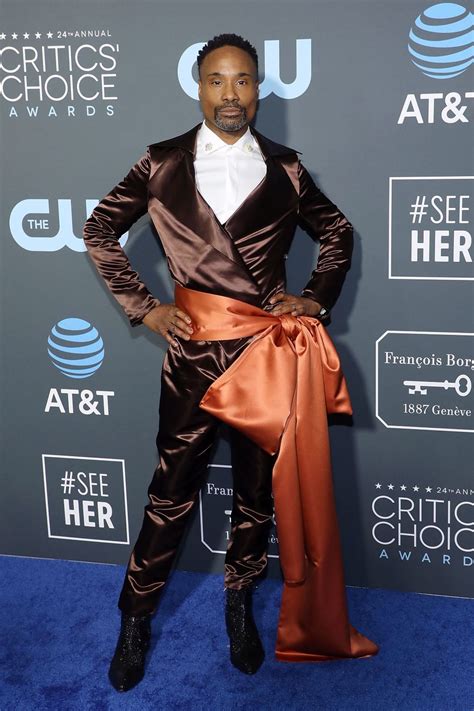 Billy porter's massive feathered train at the 2020 golden globes zips off for the show. Billy Porter's Most Show-Stopping Style Moments Over The ...
