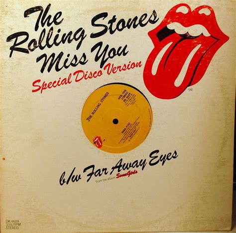 Miss You W Far Away Eyes Rolling Stones Rolling Stones Album Covers Stone