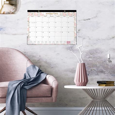 2021 2022 Desk Calendar 18 Months Monthly Desk Calendar 17 X 12