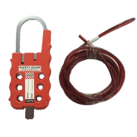 Multipurpose Cable Lockout Loto Devices Hasp Kit Tagout